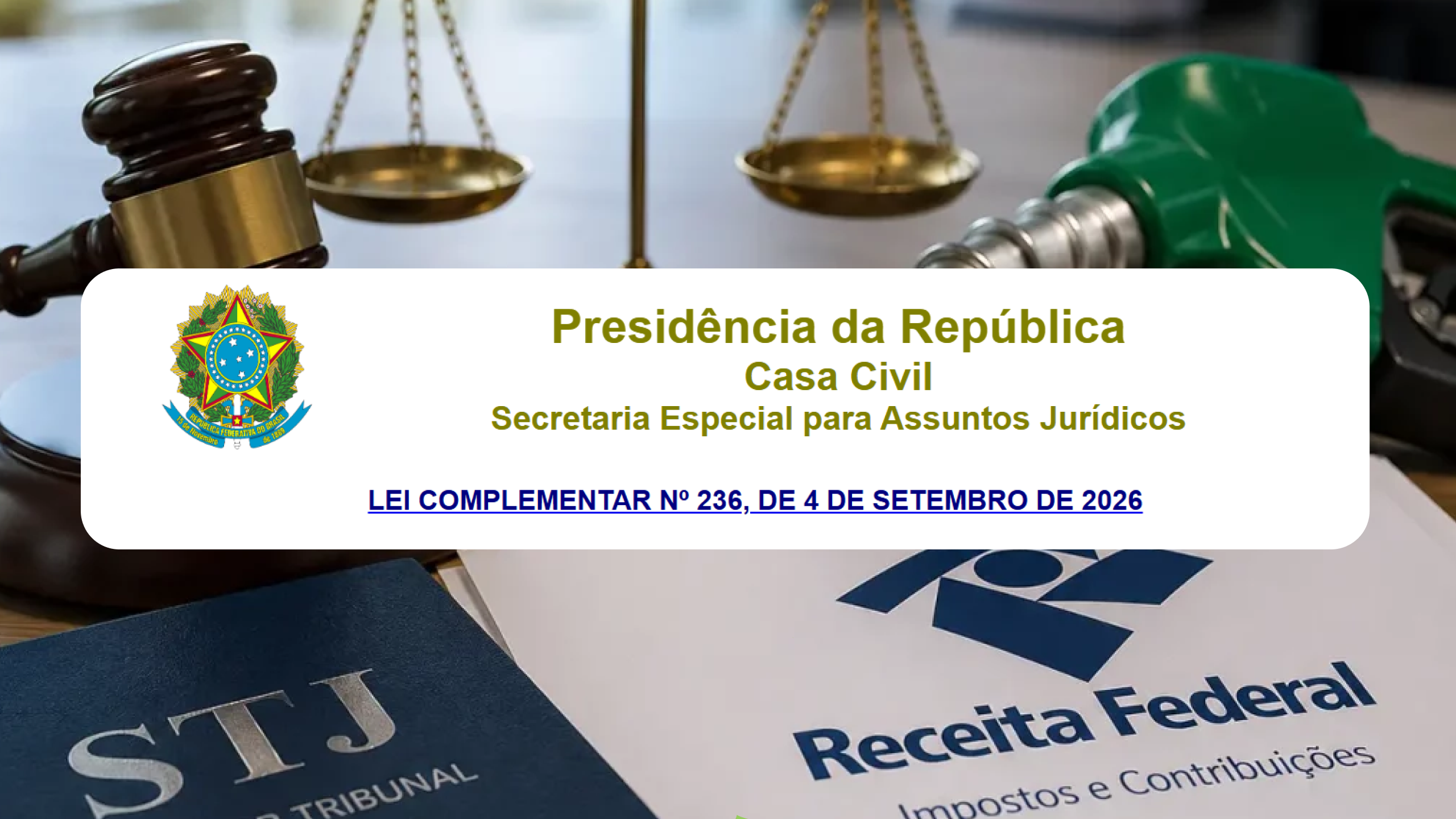 LEI COMPLEMENTAR Nº 236, DE 4 DE SETEMBRO DE 2026